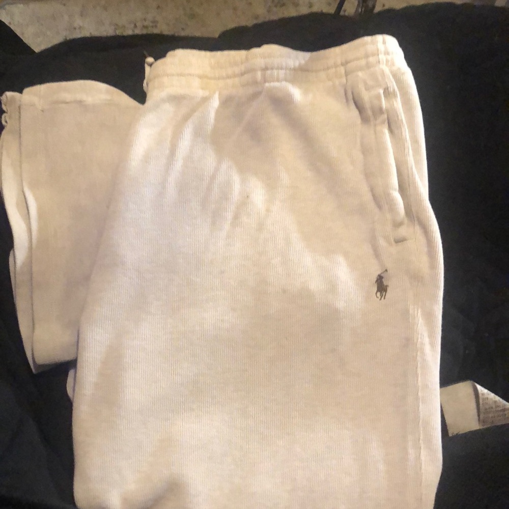 Tan RLPolo lounge pants